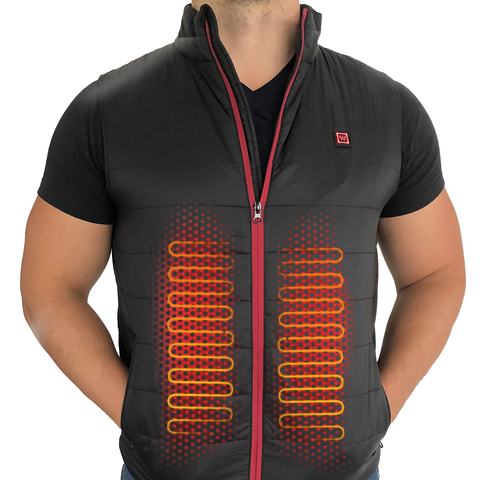 DTOUCH - WATERPROOF ELECTRIC HEATED GOLF VEST WITH BUILT IN MOBILE CHARGING